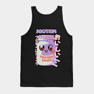 Protein Shake in Kawaii Tank Top